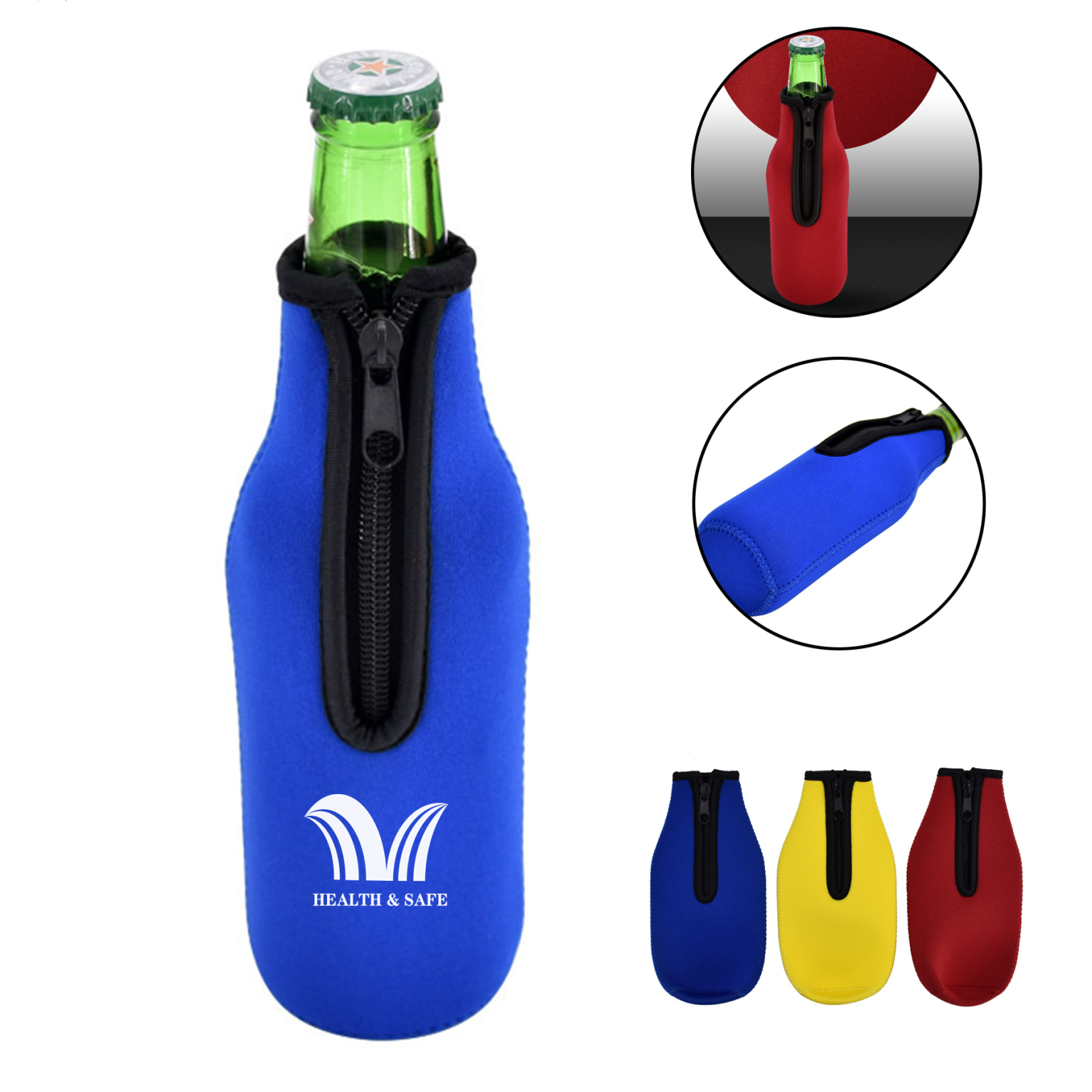 Neoprene Wine Bottle Cover - Promo Items, giveaways with iPromotionPro