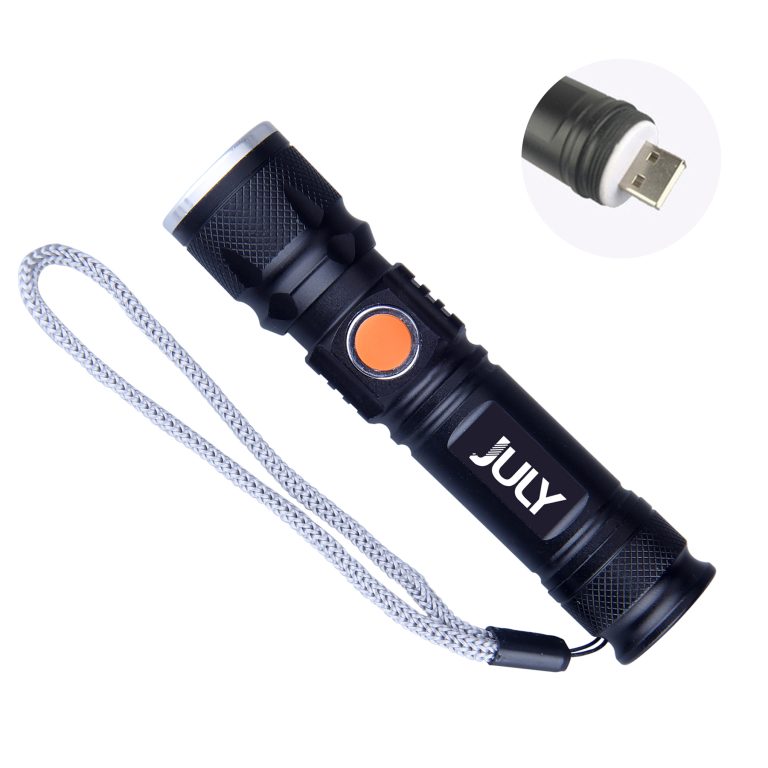 Usb Rechargeable Flashlight - Promo Items, giveaways with iPromotionPro