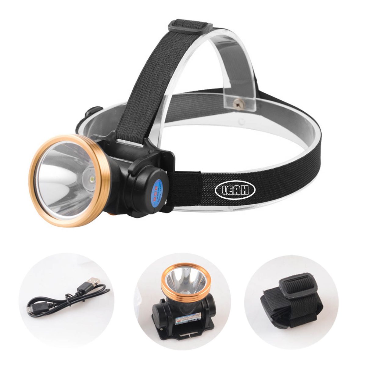 Rechargeable Led Headlamp With Removable Light - Promo Items, giveaways with iPromotionPro