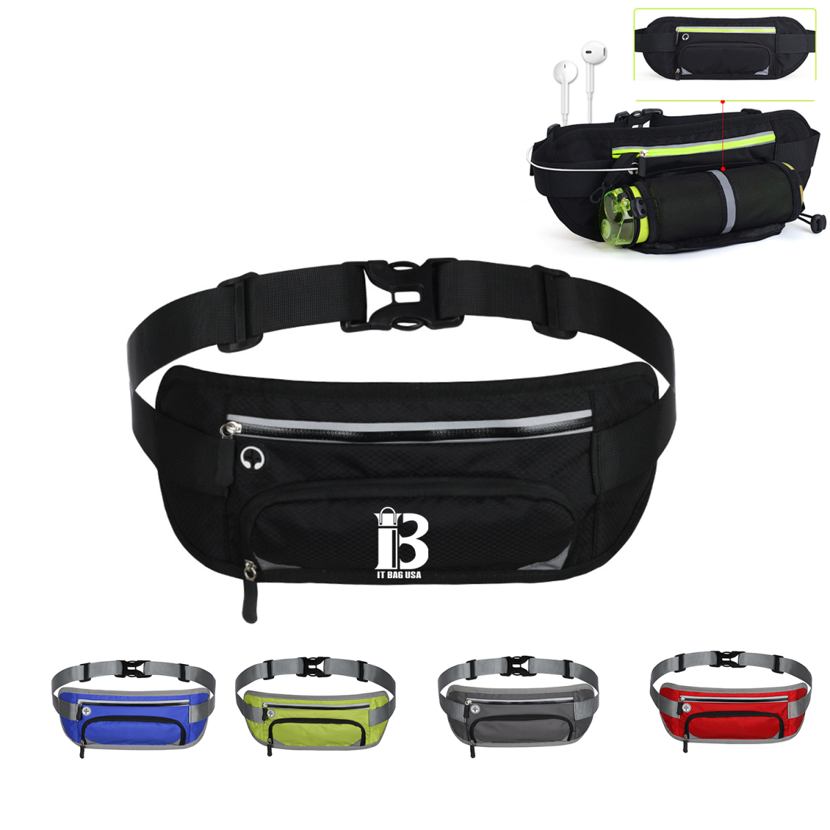 Fanny Pack With Water Bottle Holder - Promo Items, giveaways with ...