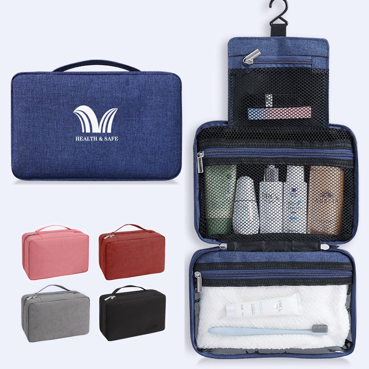 Large Toiletry Bags - Promo Items, giveaways with iPromotionPro